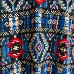 LuLaRoe Boho Western Aztec Drape Layering Medium Southwestern Festival Blue Red Kimono M Photo 8