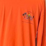 Beach Shirt Long Sleeve LuLus Gulf Shores Bright Orange Mens Womens Size M Photo 1