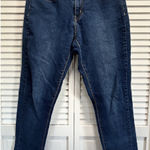 Levi's Levi Skinny Curvy Denim Jeans Dark Wash Low Rise Size 26x28 Logo Pockets Photo 0