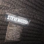 Steve Madden Pom Pom Beanie winter hat black Photo 5