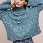 Anthropologie MOTH Sparkly Knit Turtleneck Sweater Photo 0