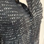 Cloth & Stone  Anthropologie Blue Blue Button Down Shirt Blouse Size Large Photo 1