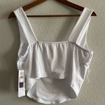 Madden NYC New Women's White Double Layer Corset Top Size XL Extra Large Casual Photo 5