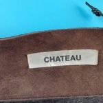 Chateau Women's Black Leather Fringed Boho Mini Purse Handbag Photo 5