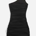 SheIn Black One Shoulder Dress Photo 0