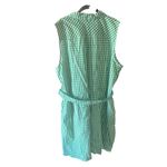 Tommy Hilfiger 🌴 CHECKED BUTTON DOWN SLEEVELESS TIE FRONT SHIRT DRESS NWT Photo 8