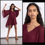 Anthropologie Toulon pleated mini dress boho gypsy Medium Photo 3