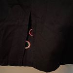Wildlife New York black beaded & embroidered pencil skirt with back slit. Size 6 Photo 3