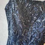B Darlin Elegant B. Darlin Black Sequin Dress Photo 5