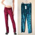 Emma & Sam LF  crushed velvet sweatpants Photo 1