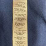 White House | Black Market White‎ House Black Market Drape Evening Dress Blue Gold Tone Long Sleeve Sz XL Photo 13