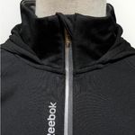 Reebok  Woman’s Fitted 3/4 Zip Hooded Top: Size M Photo 1