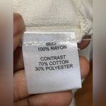 HAZEL Lace Blouse Peasant Shirt Boho Top Color Crochet Ivory lagenlook Size M Photo 4