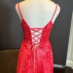 Women’s Mermaid Fit Prom Party Dress Sparkly Sequins Corset Back Leg Slit Size 4 Photo 4