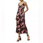 Ted Baker  Diantha pink Black Sour Cherry Palm-Printed Jumpsuit NWT 4 US 10 Photo 1