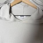 525 America Hoodie Sweater Light Gray Shimmer Knit Womens Size S Photo 2