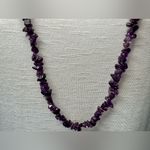 Artisan  amethyst chip bead single strand necklace Photo 2