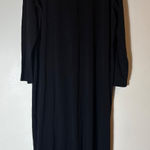 Eileen Fisher  Tencel Black Maxi Dress Size XL Photo 0