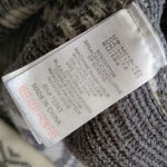 Winter Knit Skirt Size Medium Cotton Grey Gray White Mini Warm Cute Snowbunny Photo 5