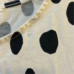 UT Uniqlo Women's XS Black Polka Dot Scandinavian Knee Length Dress Flaw Photo 5