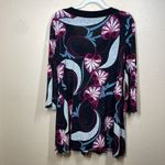 Suzie in the City Paisley Print V Neck empire waist Tunic 3/4 sleeves size XL Photo 1