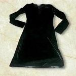 Say What? Women’s Black Velour Dress Photo 0