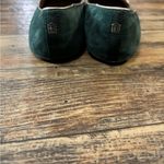 Birdies Emerald Green Floral Embroidered Flats Size 6 Photo 2