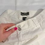 Ralph Lauren Lauren White Cargo Pants Capri Size 8 EUC! Photo 3