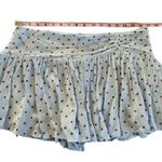 Free People Gobi Pleated Skort in Cornflower Blue Combo Polka Dot Size Large Photo 6
