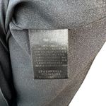 Halston Heritage Draped Neck Satin Gown Dress Midi Sleeveless Black Size 2 Photo 11