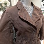 Tally Weijl  “My Totally Sexy Jacket” Brown Utility Blazer L Photo 3