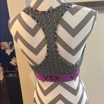 PINK - Victoria's Secret VSX Pink and Purple Sports Bra Intimates & Sleepwear Photo 1