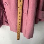 Merona  Y2k Pink Wool Blend Button Front Coat Jacket Women's Preppy Blair Waldorf Photo 6