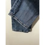ZARA The Dreed Flare Blue Crop Button Jean Size 6 Womens Denim Photo 5