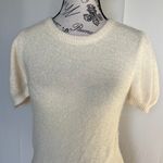 J.Crew The Reeds X cream fuzzy puff short sleeve sweater size XS extra small NEW Photo 6