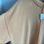 A New Day NWT Muted Orange Open Knit Crew Sweater Pullover XXL Photo 5
