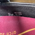 Munro  Size 8 M Black Leather MJ Flat Mary Jane Shoes Block Heel Photo 8