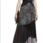 BCBGMAXAZRIA CLARISSA PLEATED HALTER GOWN Photo 2