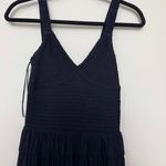 La Ligne Mary Alice Smocked Tank Jersey Midi Maxi Dress Black Size XS Photo 4