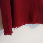 NWT Sadie & Sage Red Distressed Denim Dress Red Size M Photo 2