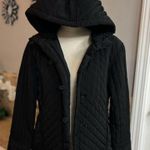 Calvin Klein Black Quilted Puffer Jacket with Hood Photo 0