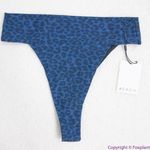 NEW Acacia Mateo bikini bottom‎ leopard animal print blue Amur, M Blue Size M Photo 2