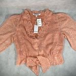 Walter Baker NWT  Bree Top Peach Jaguar Photo 7
