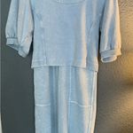 Aerie NWT Sky Blue Cozy Sweatshirt and Sweatpants the set Photo 6
