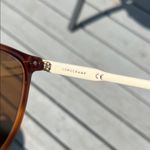 Longchamp Brown and Cream Cat-Eye Sunglasses Photo 4