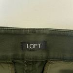 Loft  women’s dark green straight cut jeans pants‎ size 0 hemmed length Photo 5