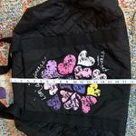 Vera Wang large Black Quilted Travel Bag with Colorful Heart Design Photo 11