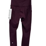 Lululemon Wunder Train HR Tight with Pockets 25" Sz 4 Goodnight Plum Photo 2