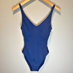 Bleu Rod Beattie Royal Blue Cut Out One Piece Swimsuit - size 4 Photo 1