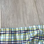 Hobie  Plaid Bikini halter tie womens Green Blue (small) swim retro beach summer Photo 3